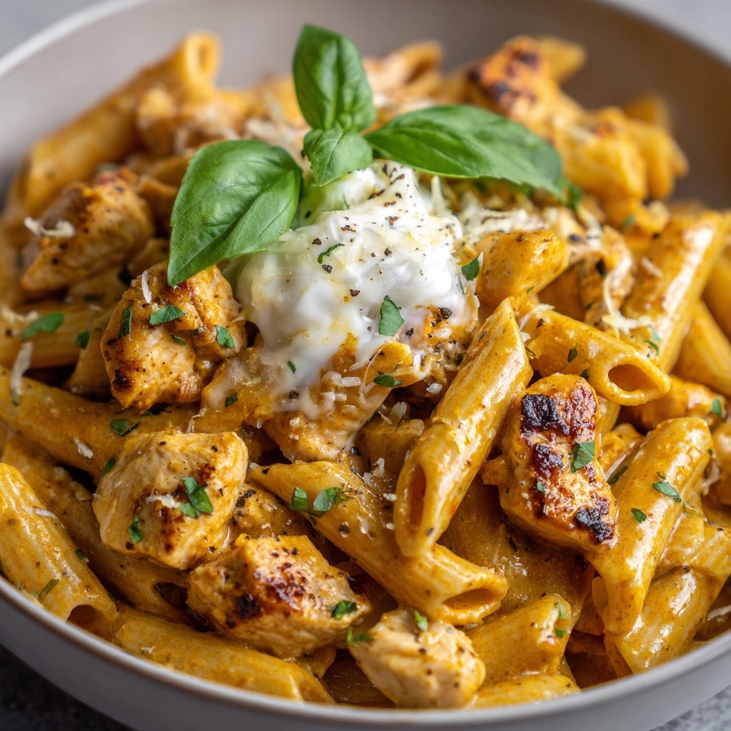 Cheesy Chicken Pasta Recipe - Recipe Image