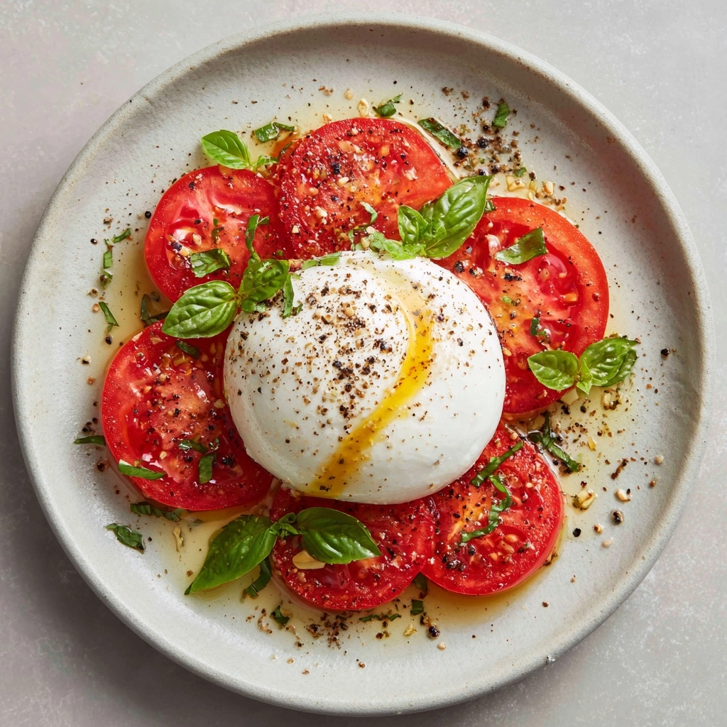 Burrata Caprese Salad Recipe - Recipe Image