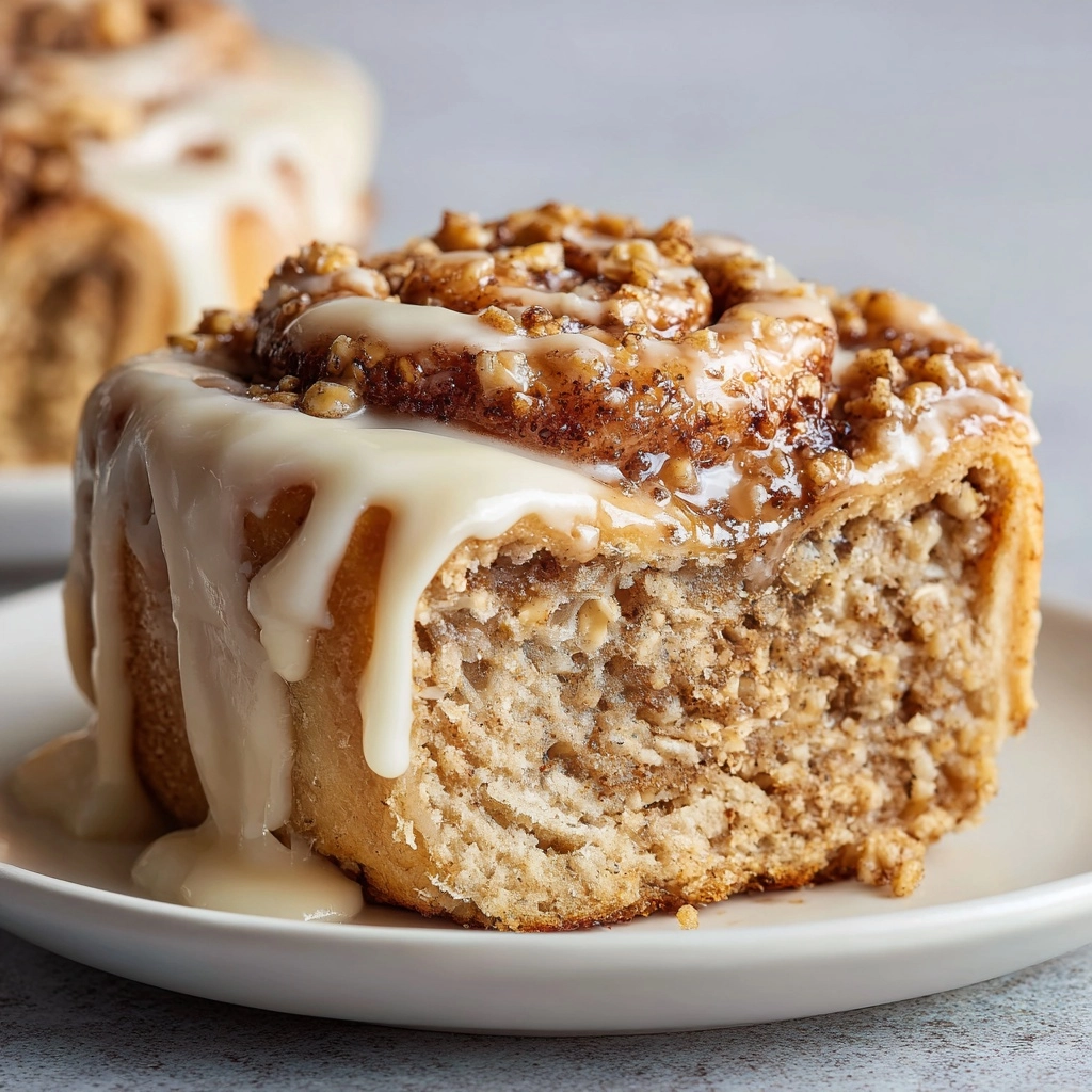 High-Protein Cinnamon Roll Baked Oatmeal Recipe - Recipe Image