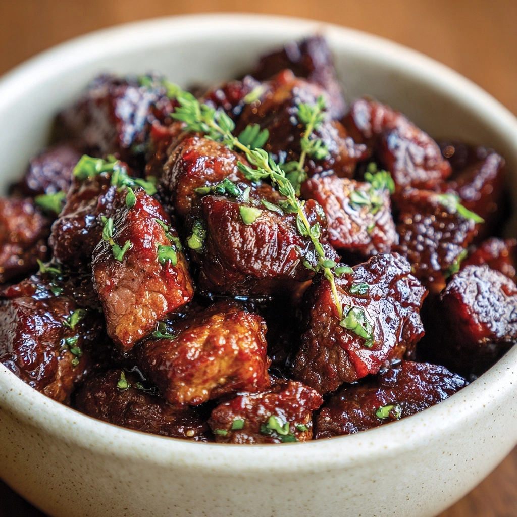 Slow Cooker Steak Bites Recipe - Recipe Image