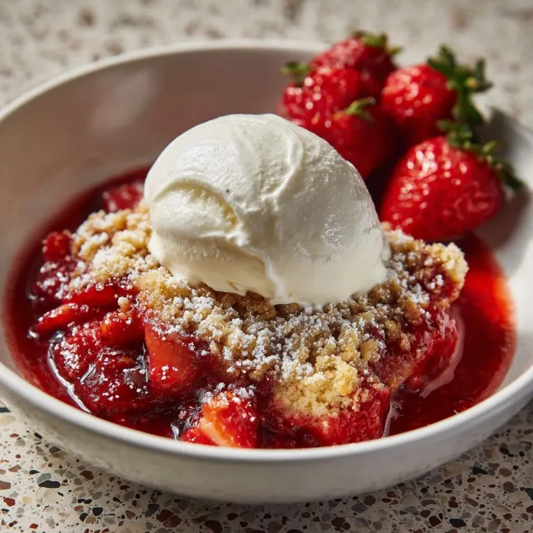 Easy Strawberry Cobbler Recipe