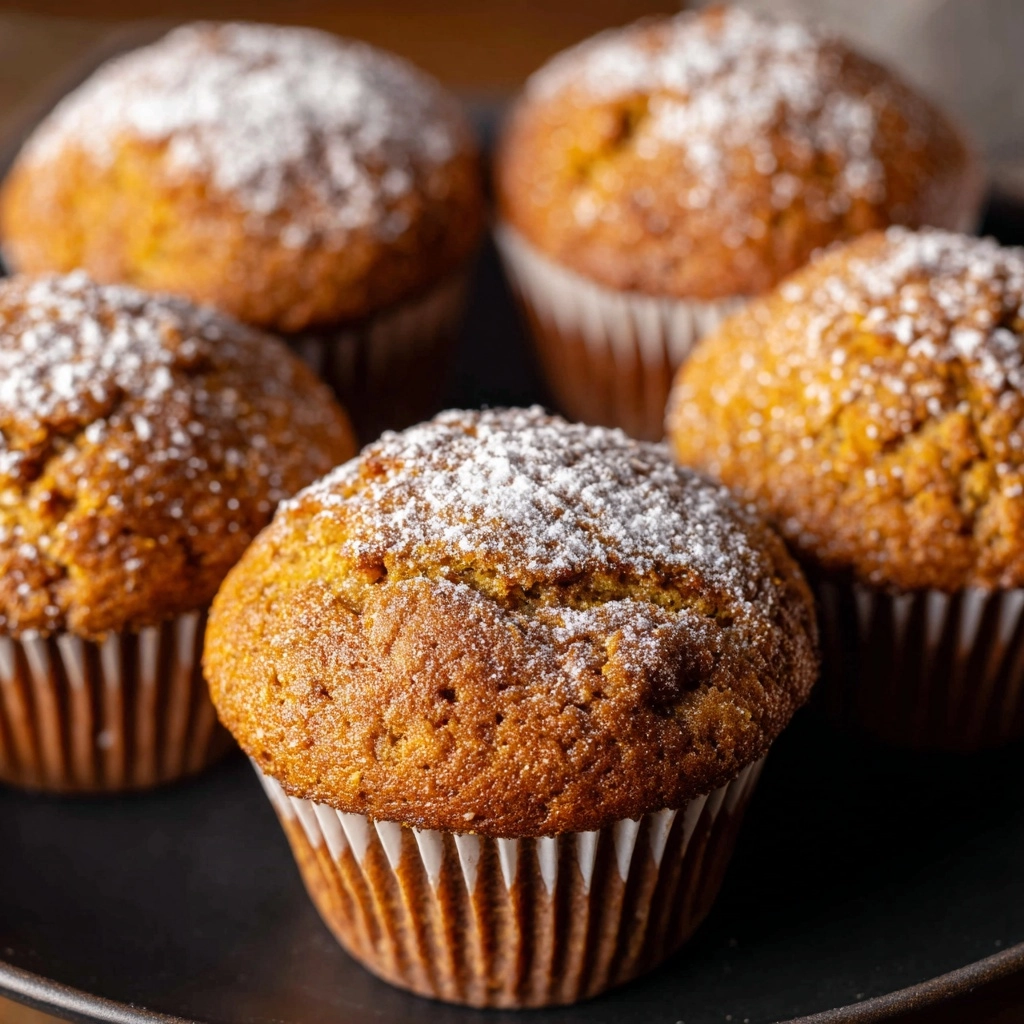 Pumpkin Oat Flour Muffins Recipe - Recipe Image