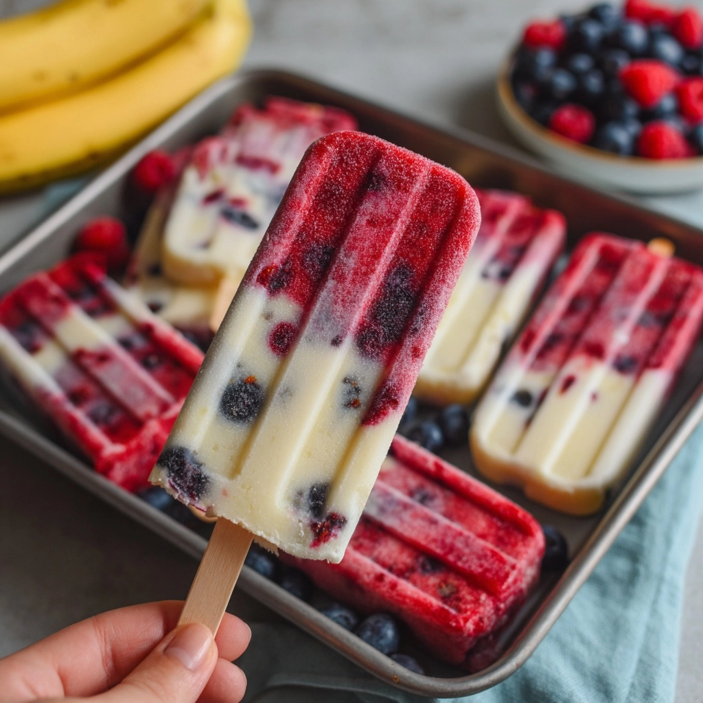 Frozen Yogurt Pops Recipe - Recipe Image
