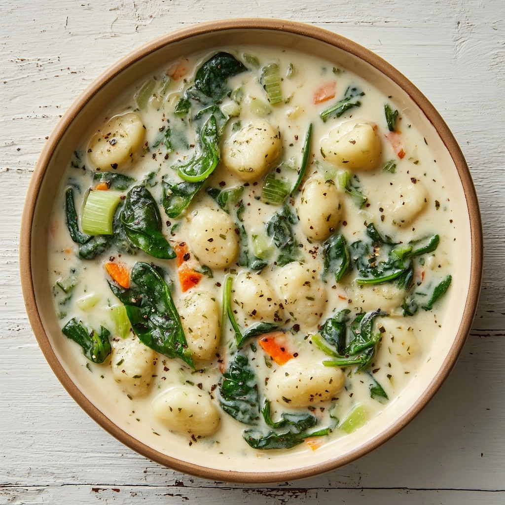 Chicken Florentine Soup: A Creamy Delight Bursting with Flavor Recipe - Recipe Image