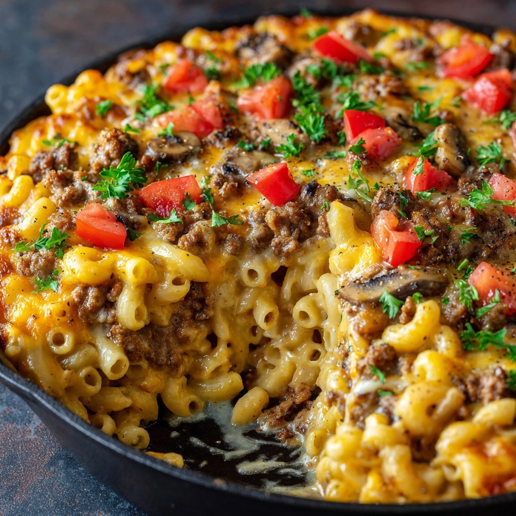 Cheesy Beef Taco Pasta Recipe - Recipe Image