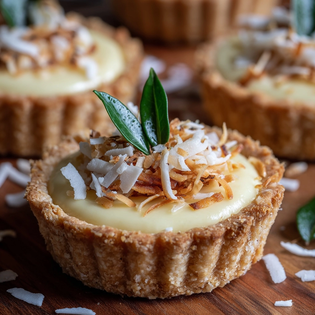 Mini Coconut Cream Pie Recipe - Recipe Image