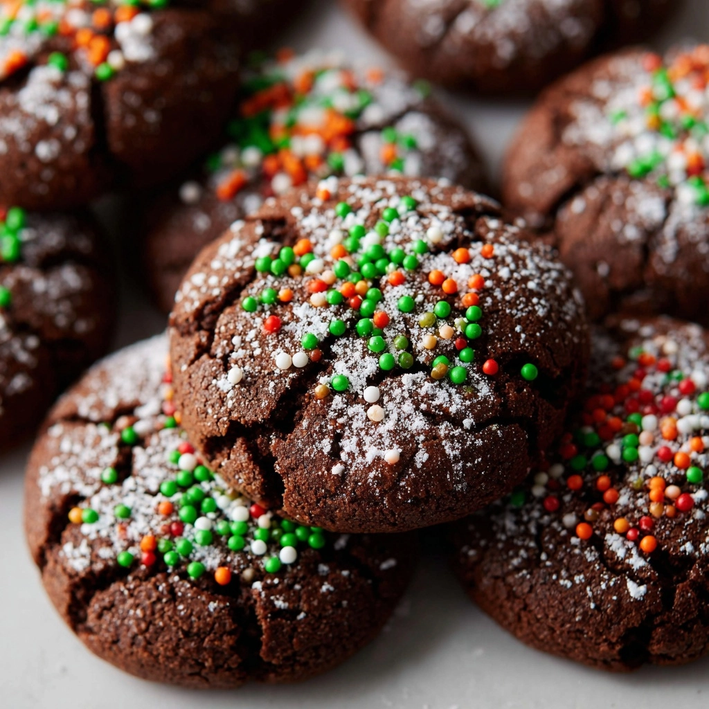 Chocolate Sugar Cookies Recipe - Recipe Image