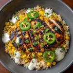 Chicken Burgers with Avocado Corn Salsa to Impress Recipe