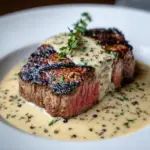 Creamy Garlic Sauce Steak Recipe