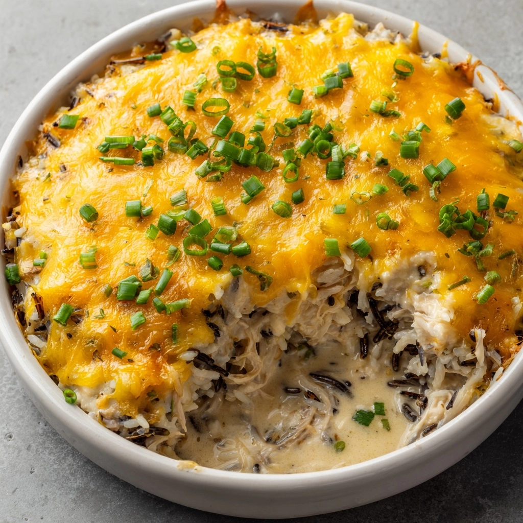 Chicken Wild Rice Casserole Recipe - Recipe Image