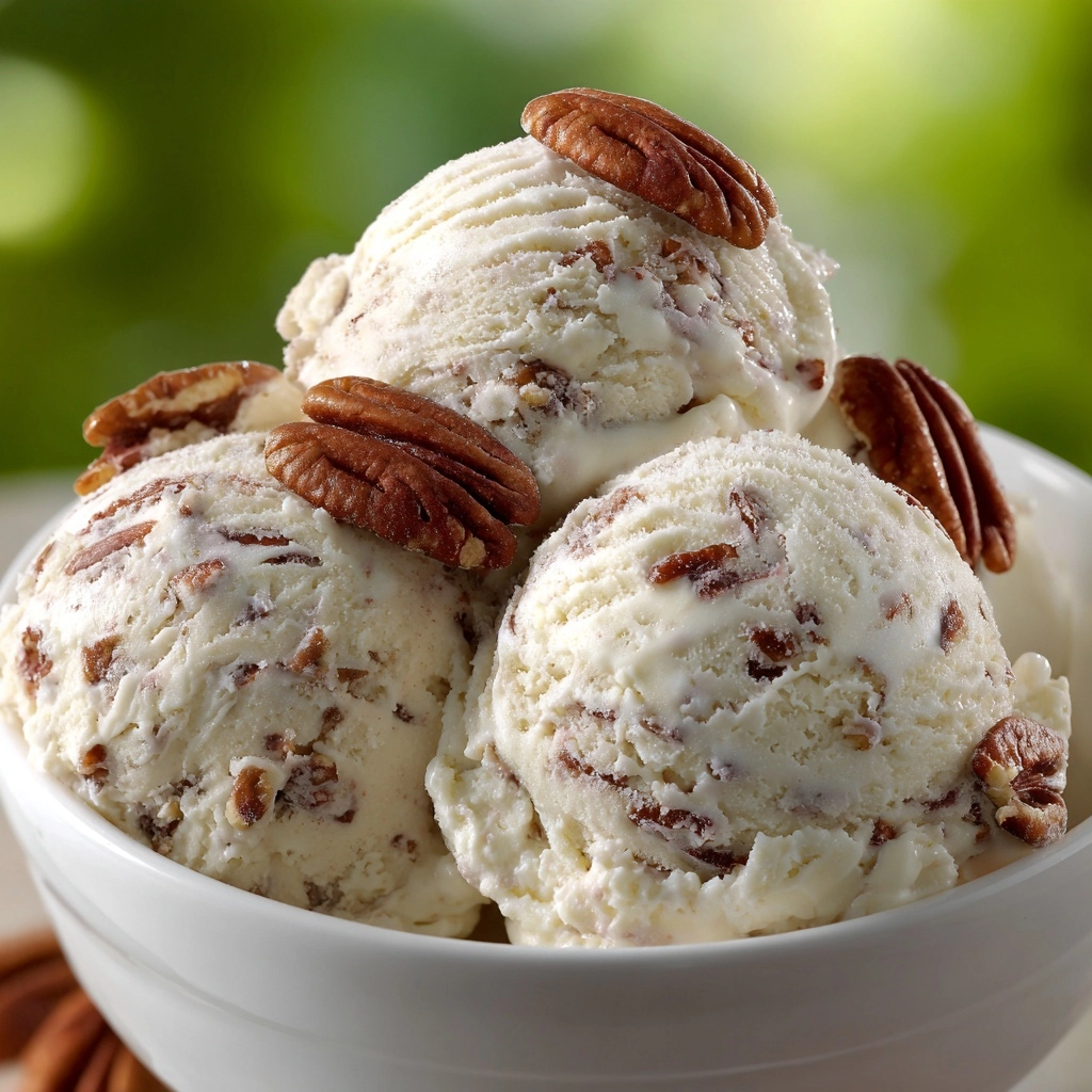 Homemade Butter Pecan Ice Cream Recipe