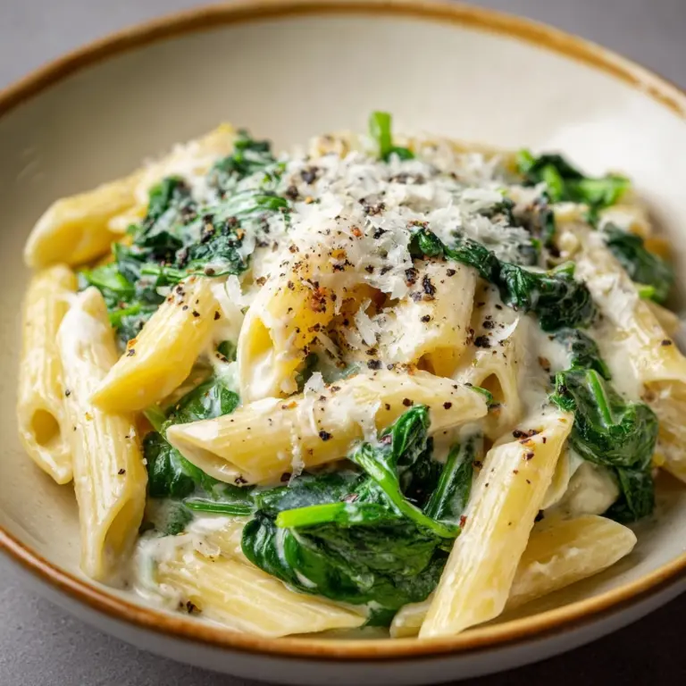 Pasta with Spinach Recipe