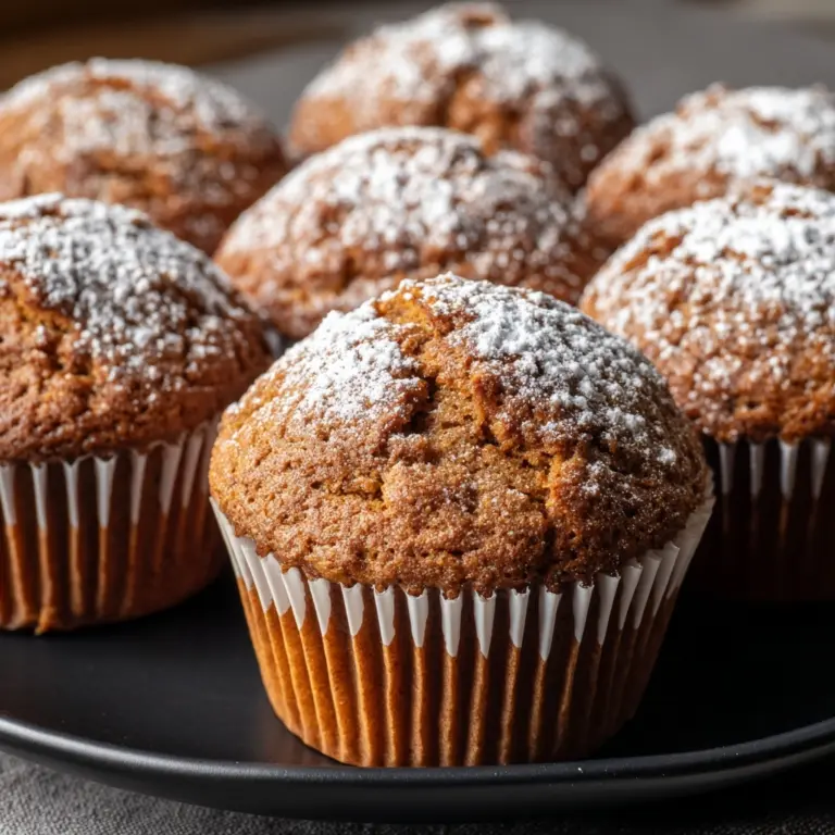 Pumpkin Oat Flour Muffins Recipe