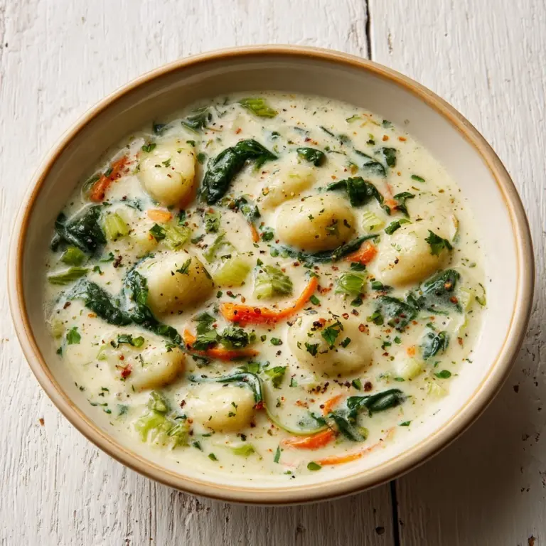 Chicken Florentine Soup: A Creamy Delight Bursting with Flavor Recipe