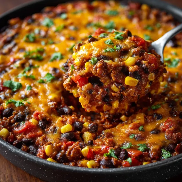 Southwestern Black Bean Casserole Recipe