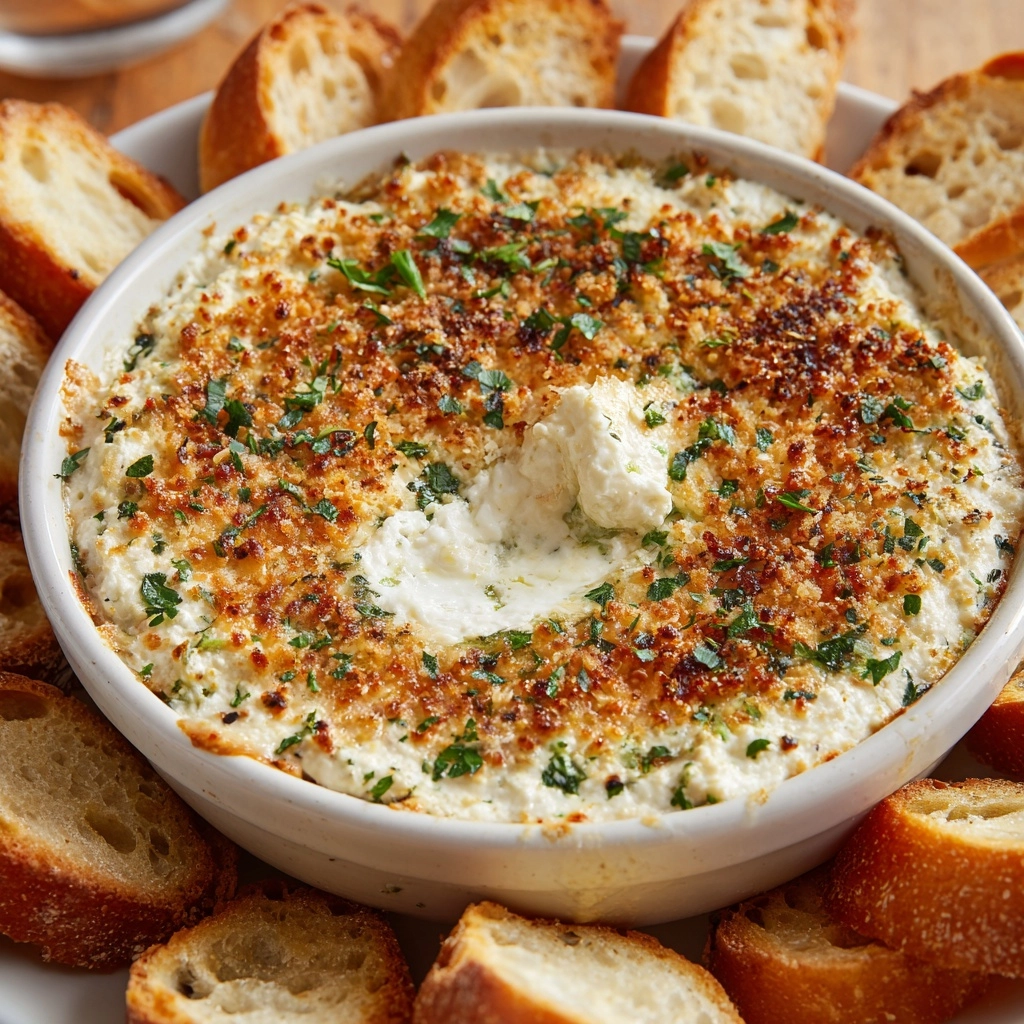 Crispy Baked Boursin Recipe - Recipe Image