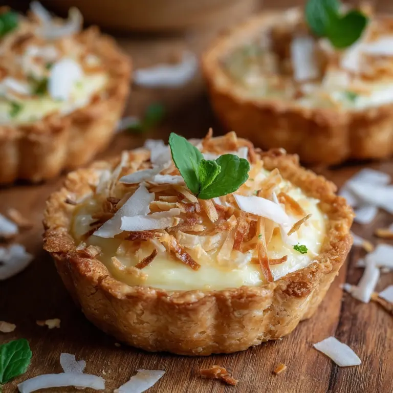 Mini Coconut Cream Pie Recipe
