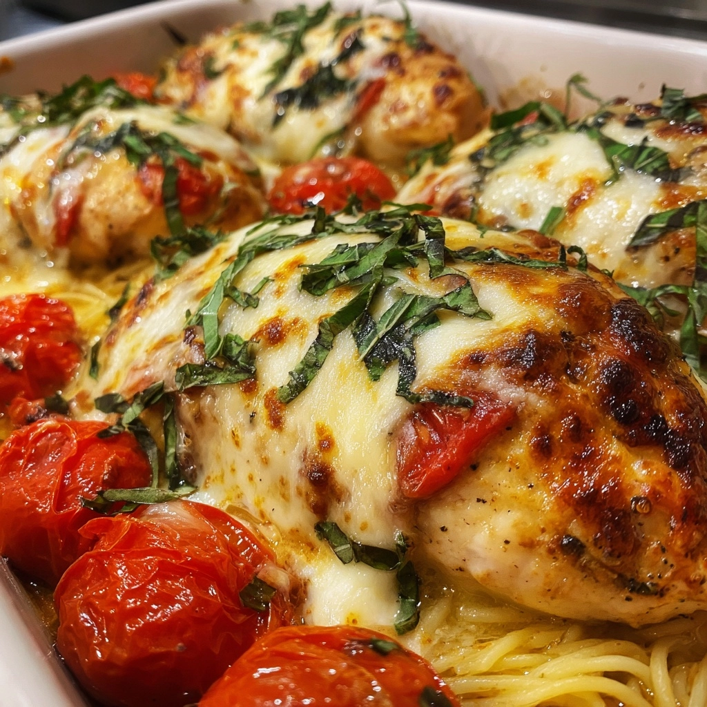 Garlic Tomato Baked Chicken Recipe - Recipe Image