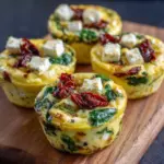 Spinach, Feta, and Sun-Dried Tomato Egg Muffin Cups Recipe