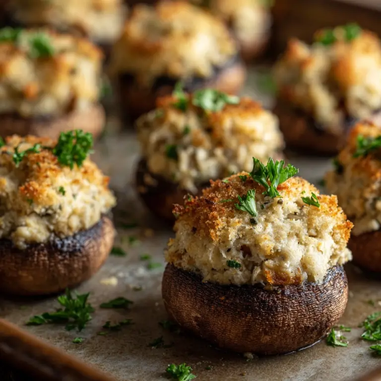 Stuffed Mushrooms: A Perfect Appetizer or Side Dish Recipe