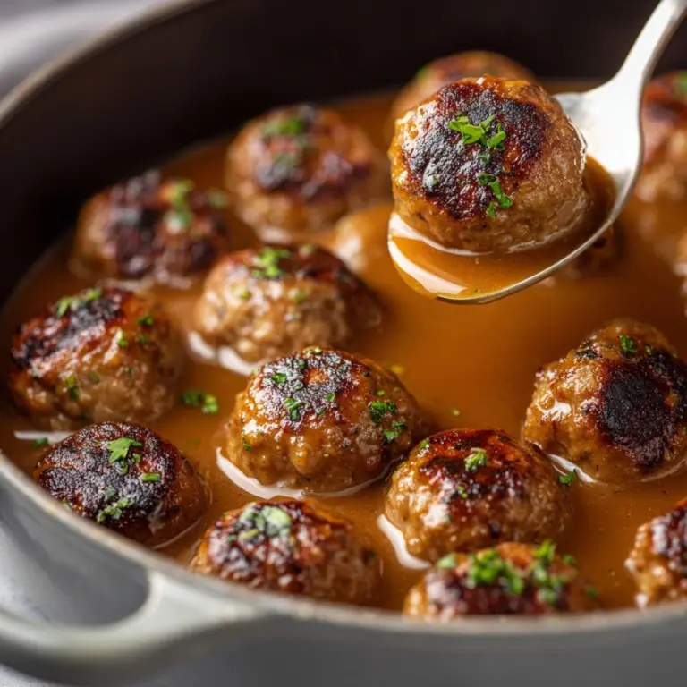 Salisbury Steak Meatballs Recipe