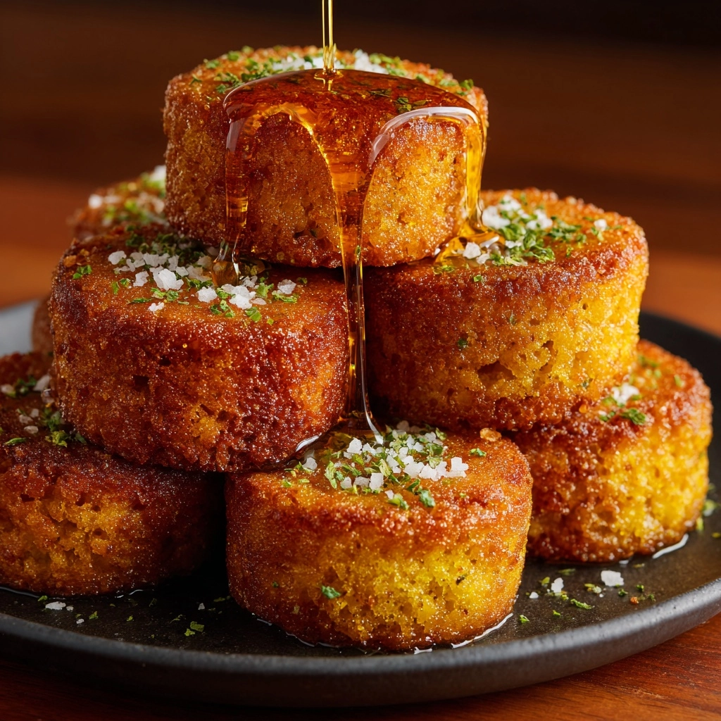 Honey Butter Cornbread Poppers: A Delicious & Easy Recipe - Recipe Image