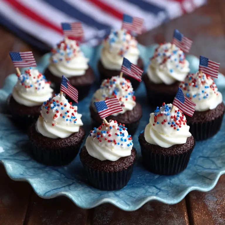 Patriotic Brownie Bombs Recipe