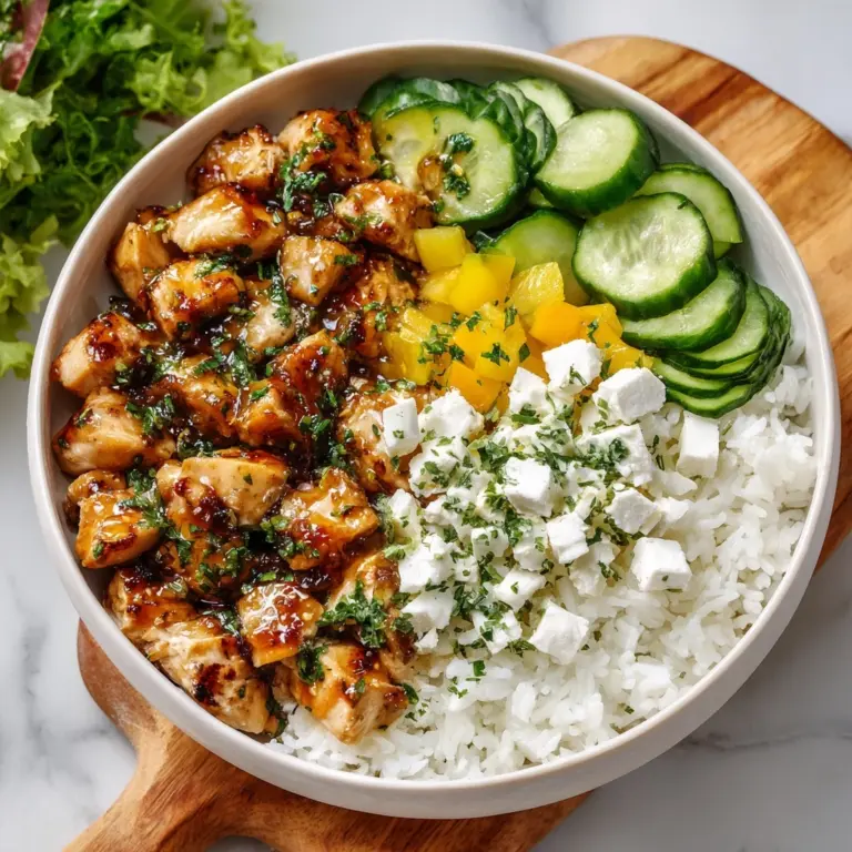 Hot Honey Chicken Bowl Recipe