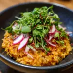 Cheesy Gochujang Risotto Recipe