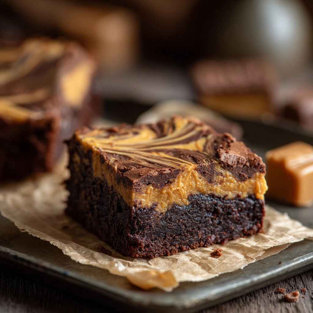 Peanut Butter Brownies Recipe - Recipe Image