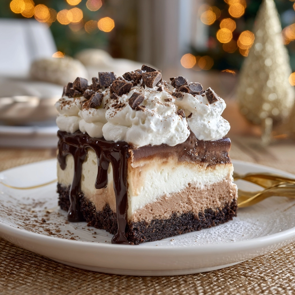 Hot Chocolate Lasagna Recipe - Recipe Image
