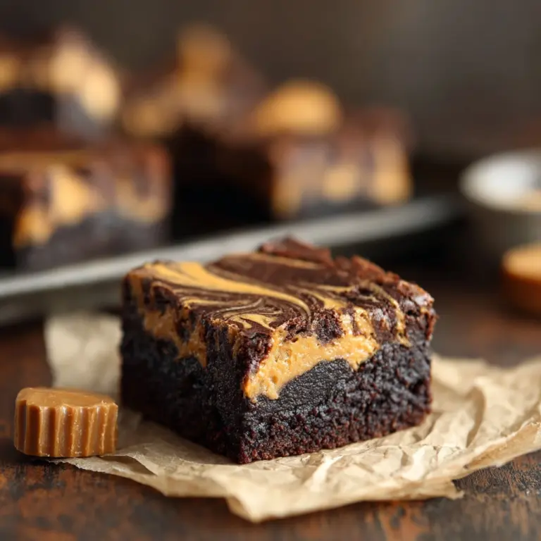Peanut Butter Brownies Recipe