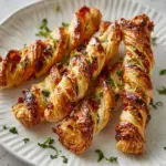 Cheesy Jalapeno Popper Puff Pastry Straws Recipe