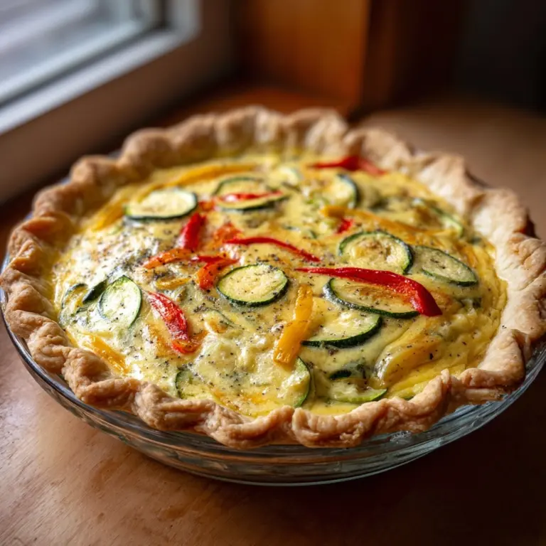 Roasted Vegetable Quiche: A Savory Delight for Any Meal Recipe