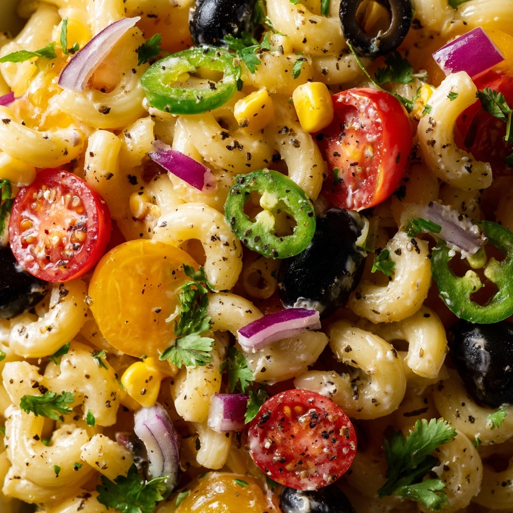Mexican Macaroni Salad Recipe - Recipe Image