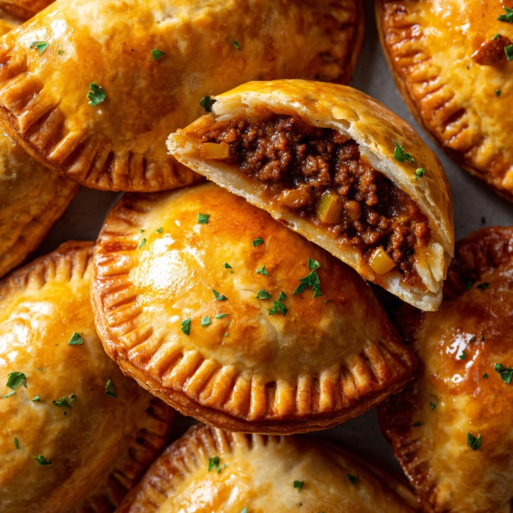 Cheesy Beef Empanadas Recipe - Recipe Image