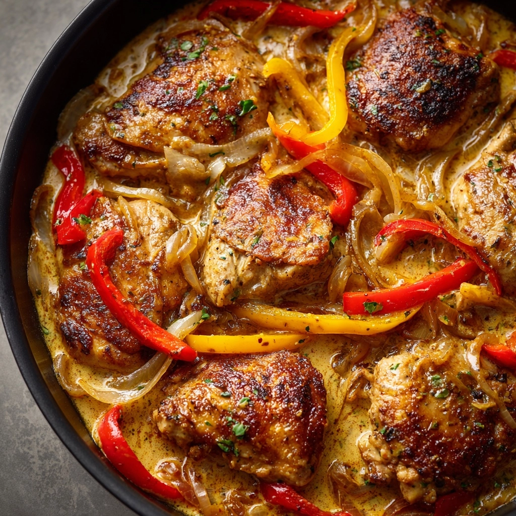 Creamy Pepperoncini Chicken Recipe - Recipe Image
