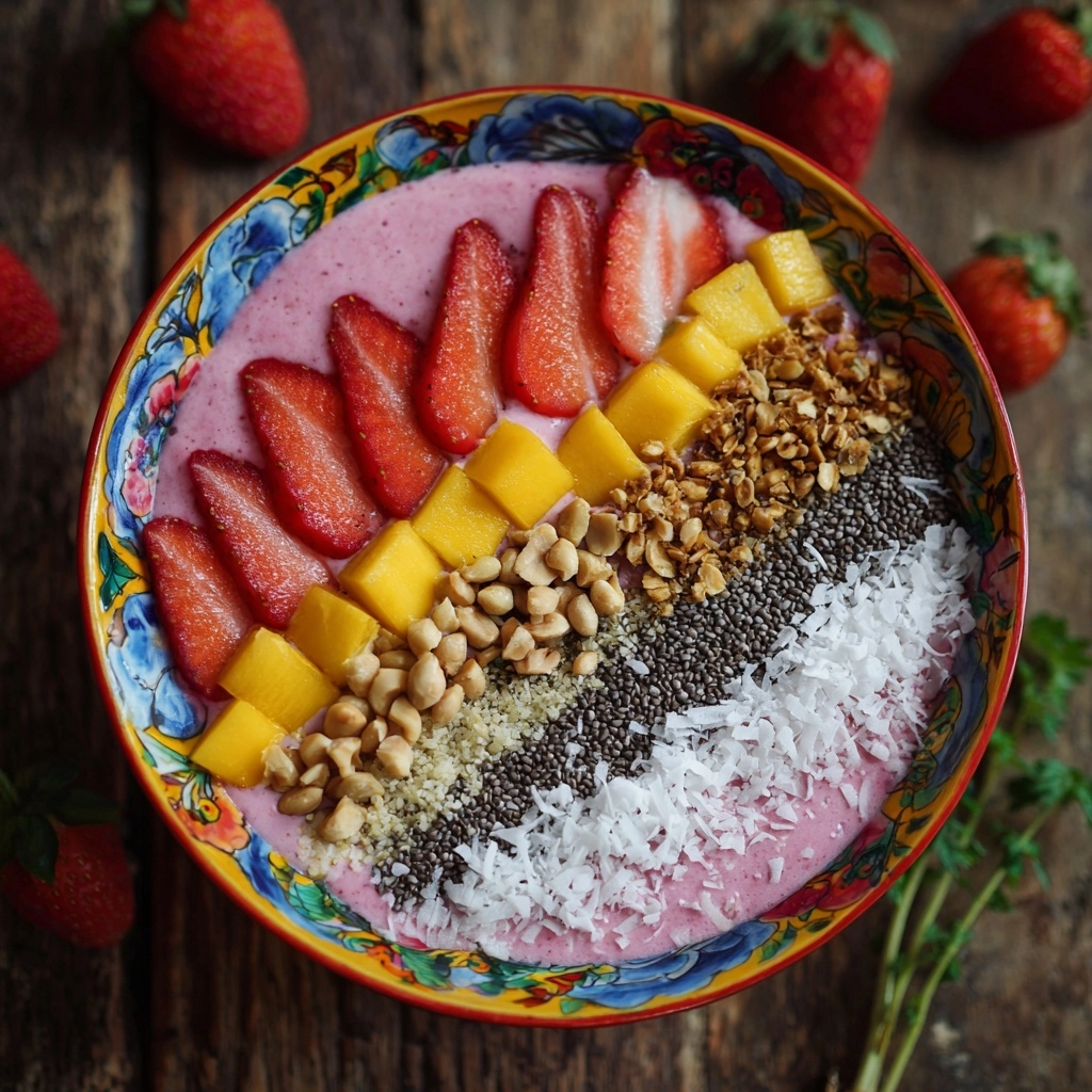 Strawberry Smoothie Bowl Recipe - Recipe Image
