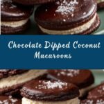 Elsa’s Chocolate Dipped Macaroons Recipe