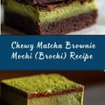Matcha Brownie Mochi (Brochi) Recipe